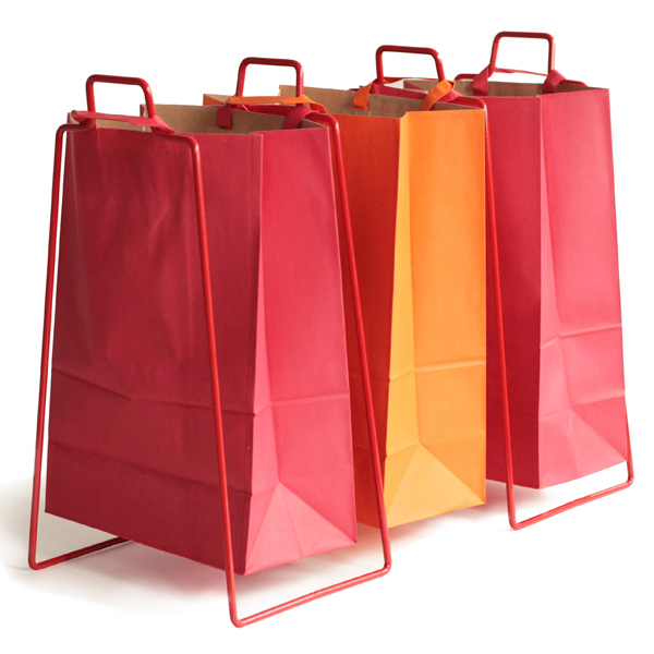 Everyday Design Helsinki paper bag holder, red Finnish Design Shop