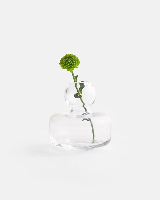 Marimekko Flower vase, clear Finnish Design Shop