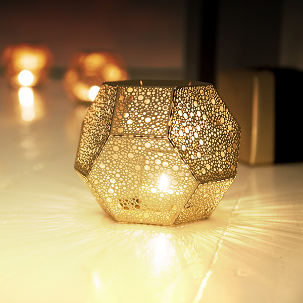 Tom Dixon Etch candleholder, brass Finnish Design Shop