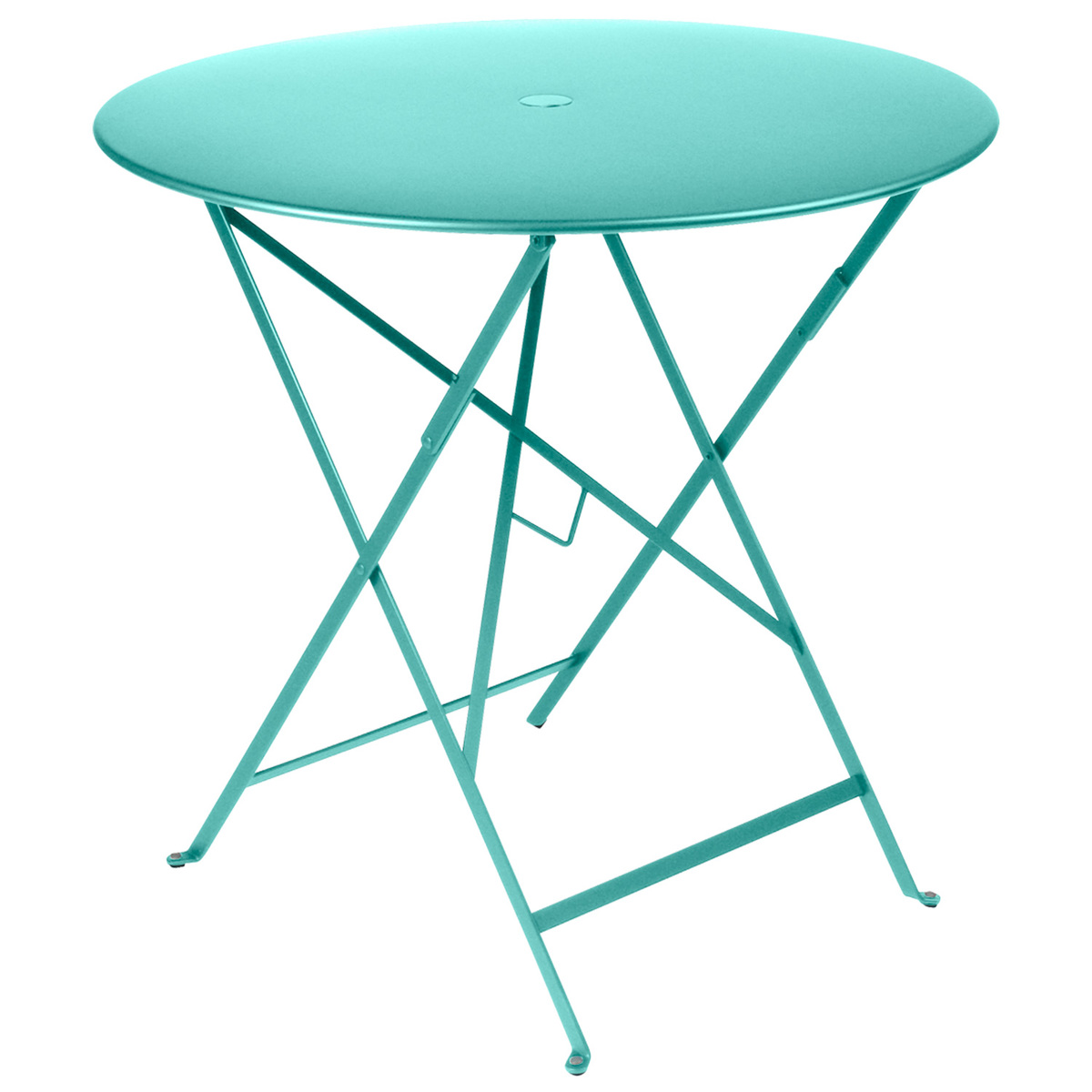 Fermob Bistro table, 77 cm, lagoon blue Preused design Franckly