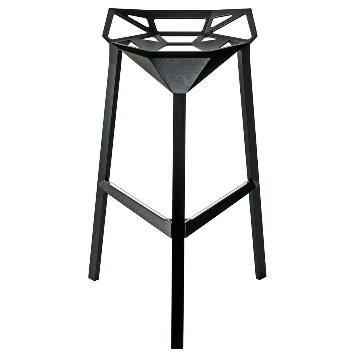 Magis Stool One bar chair, black Preused design Franckly