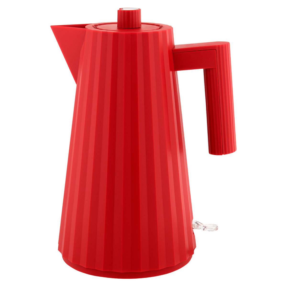 Alessi Plissé electric kettle 1,7 L, red Preused design Franckly