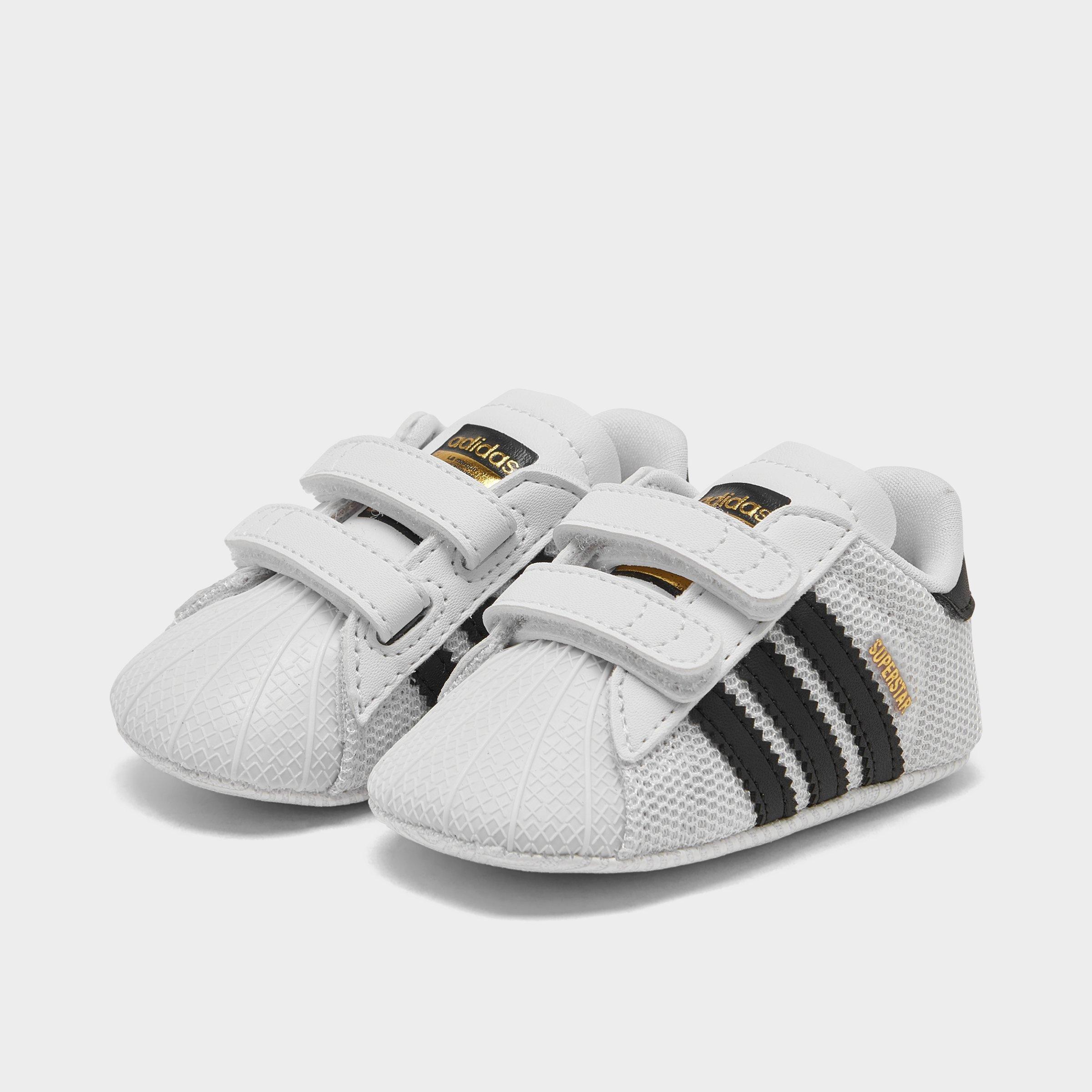 Adidas Originals Crib Superstar Trainer White Black