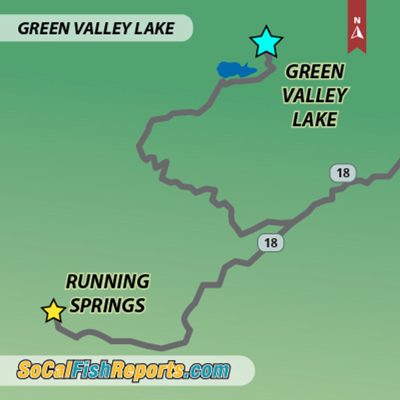Green Valley Lake Green Valley Lake, CA Fish Reports & Map