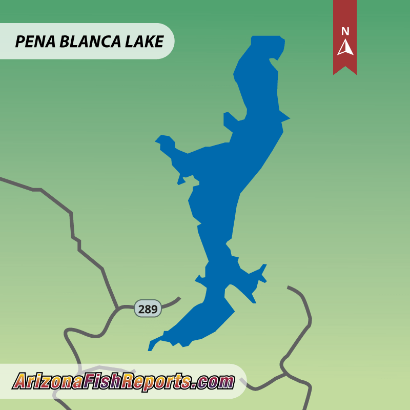 Pena Blanca Lake Fish Reports & Map
