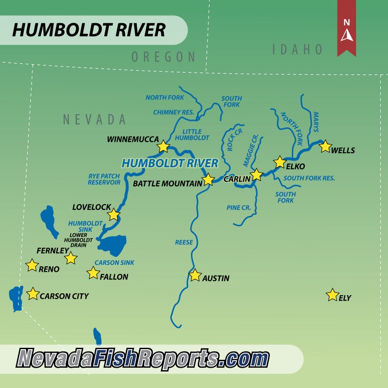 Humboldt River Fish Reports & Map