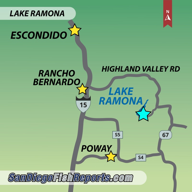 Lake Ramona Fish Reports & Map