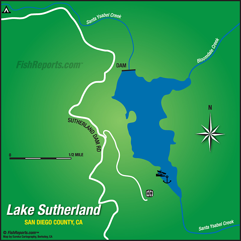 Lake Sutherland Fish Reports & Map