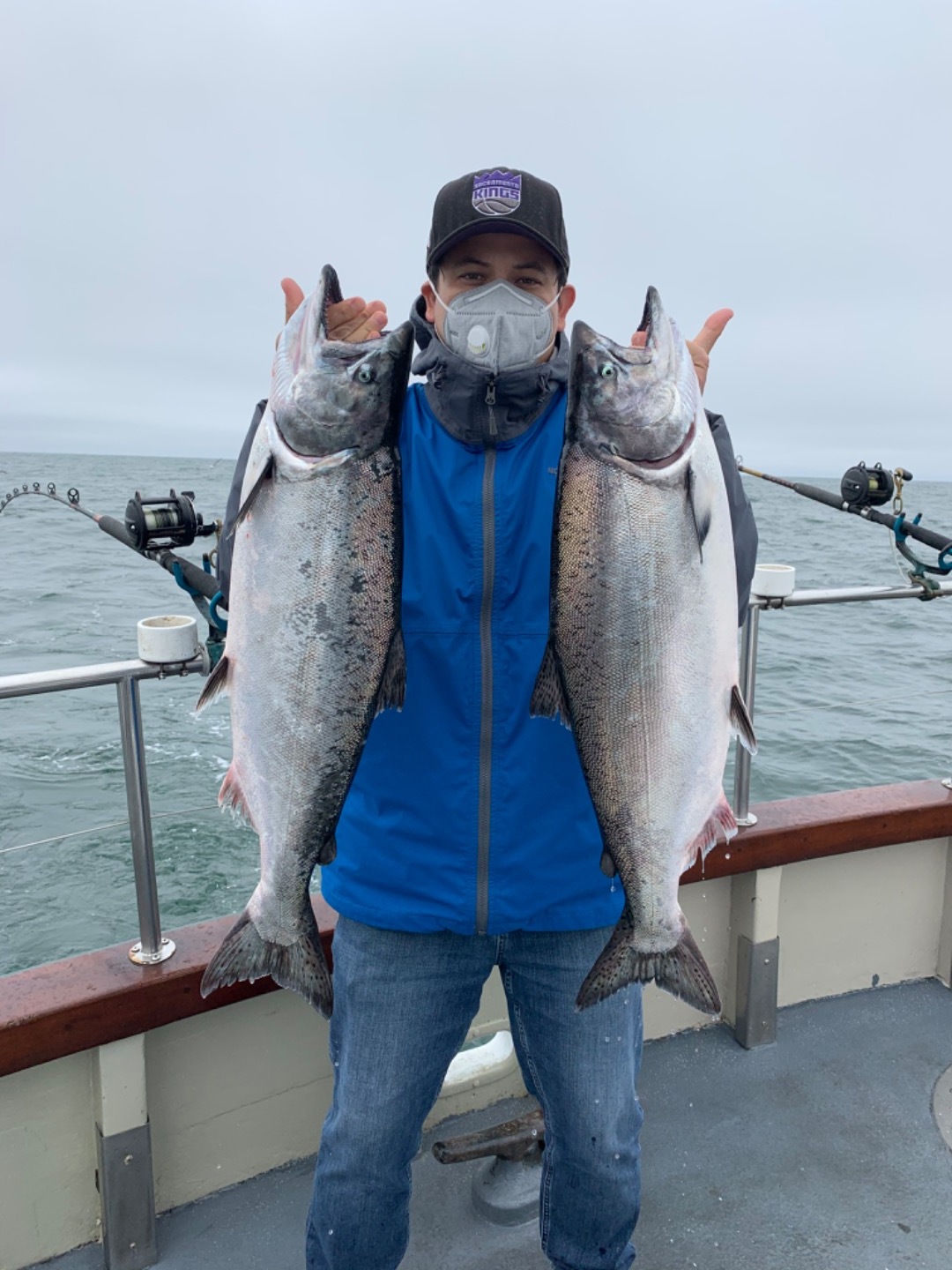 Chinook Salmon Counts by Boat May 28, 2020