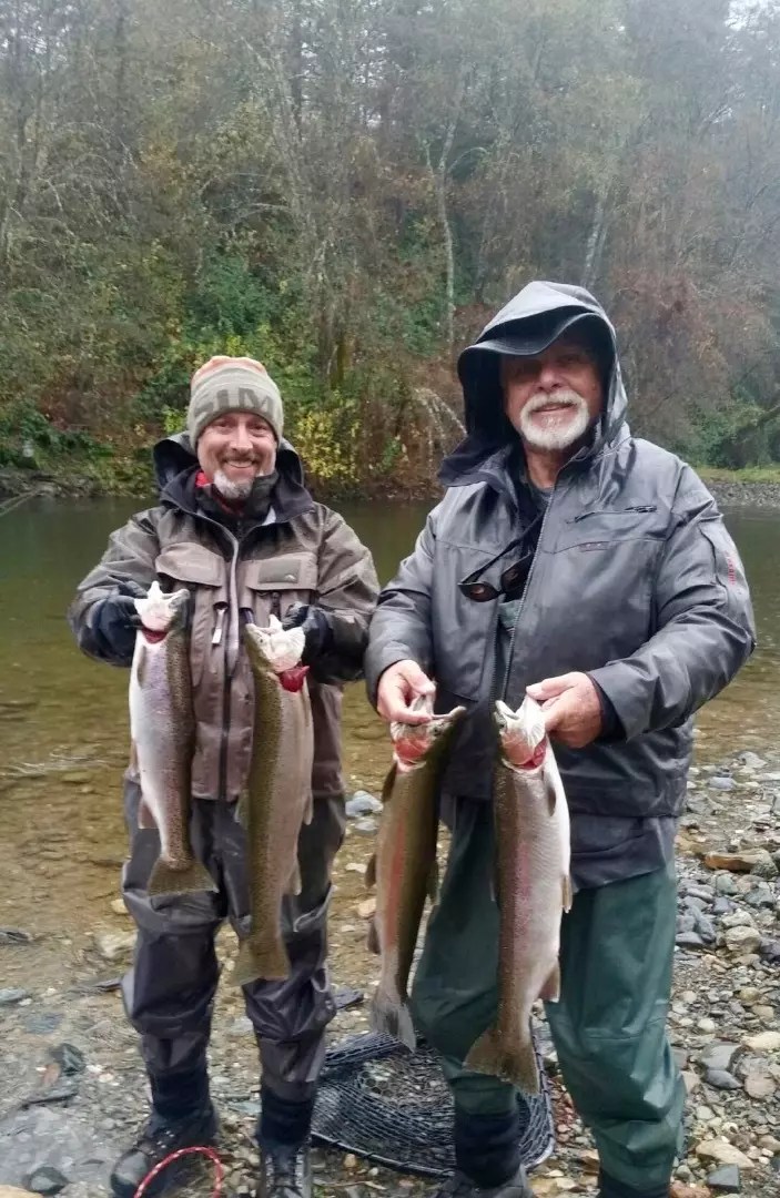 Fishing Trinity River steelhead fishing!