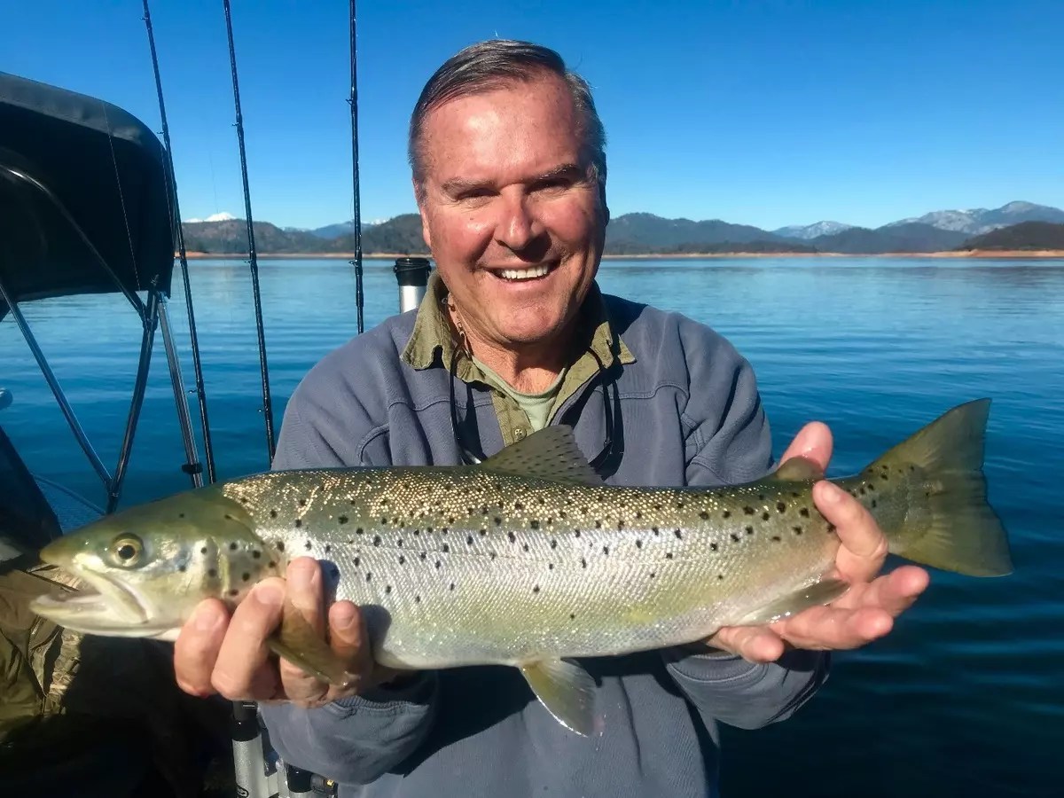 Fishing Lower Shasta Lake browns today!