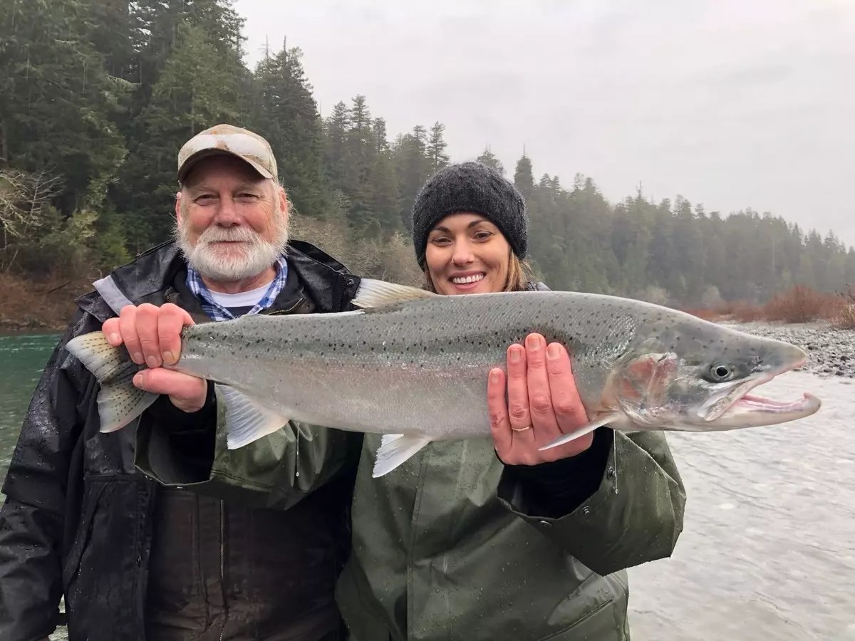 Smith River Fish Report Smith River Big Smith steelhead! February