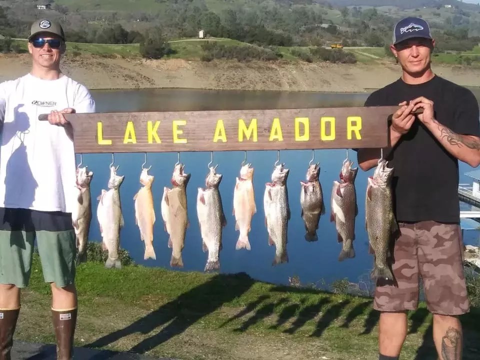 Lake Amador Fish Report Ione, CA (Amador County)