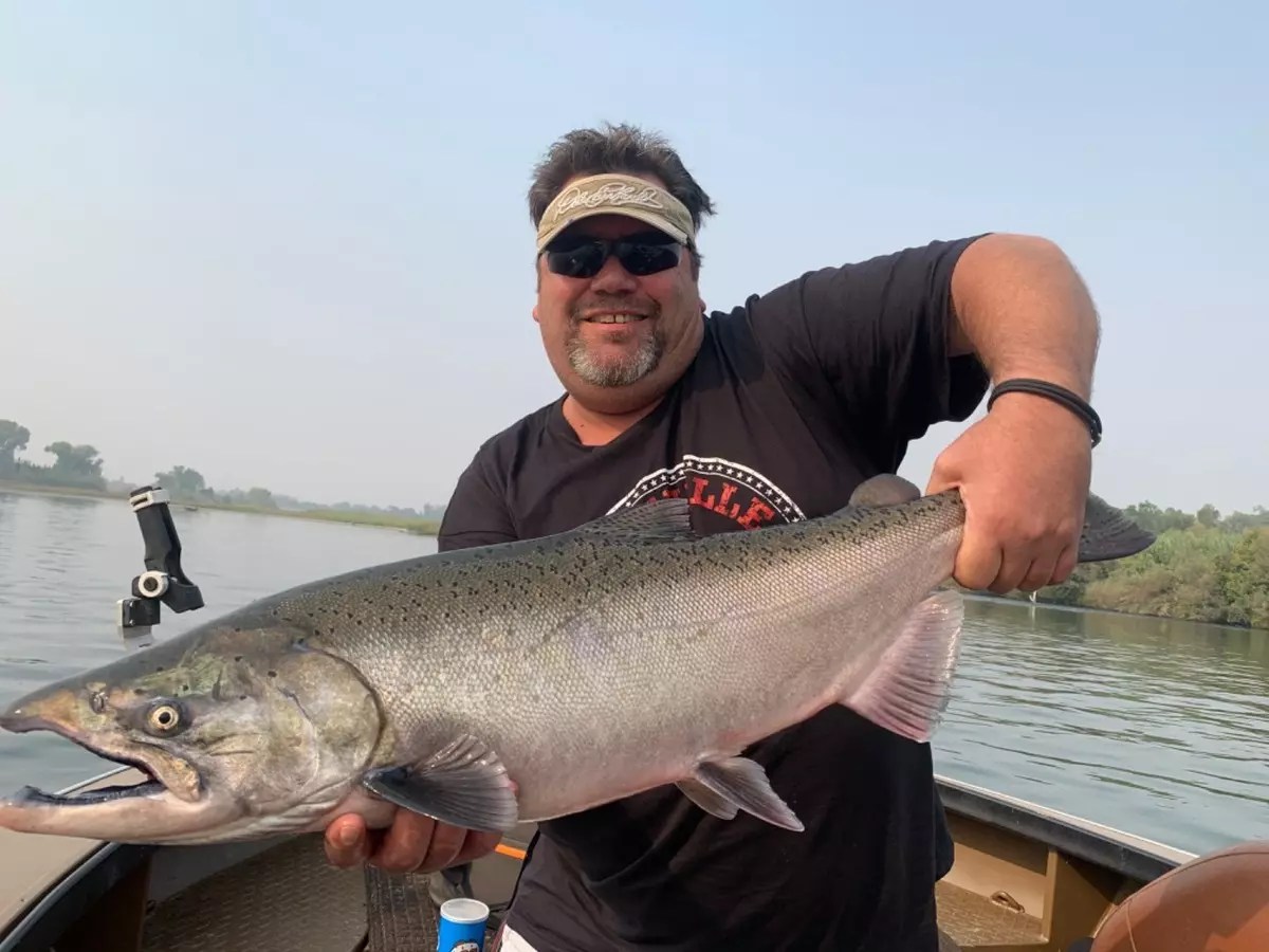 Fishing King Salmon fishing At Woodson Brigde