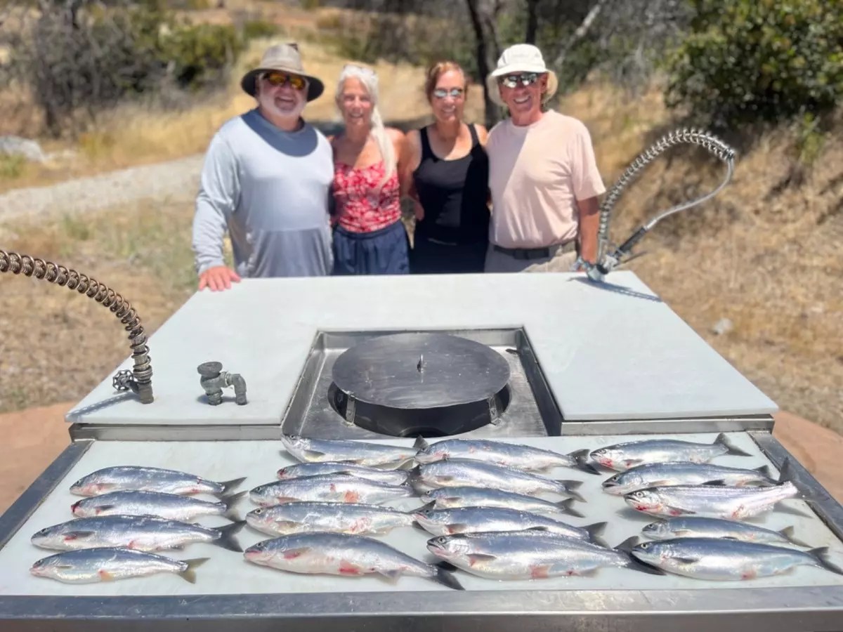 Whiskeytown Lake Fish Report Whiskeytown Lake Kokanee Salmon Fishing June 23, 2022
