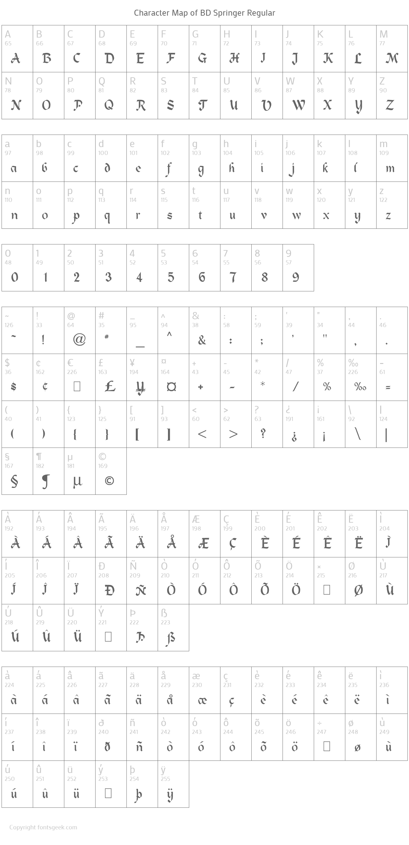 BD Springer Font Download For Free, View Sample Text, Rating And More