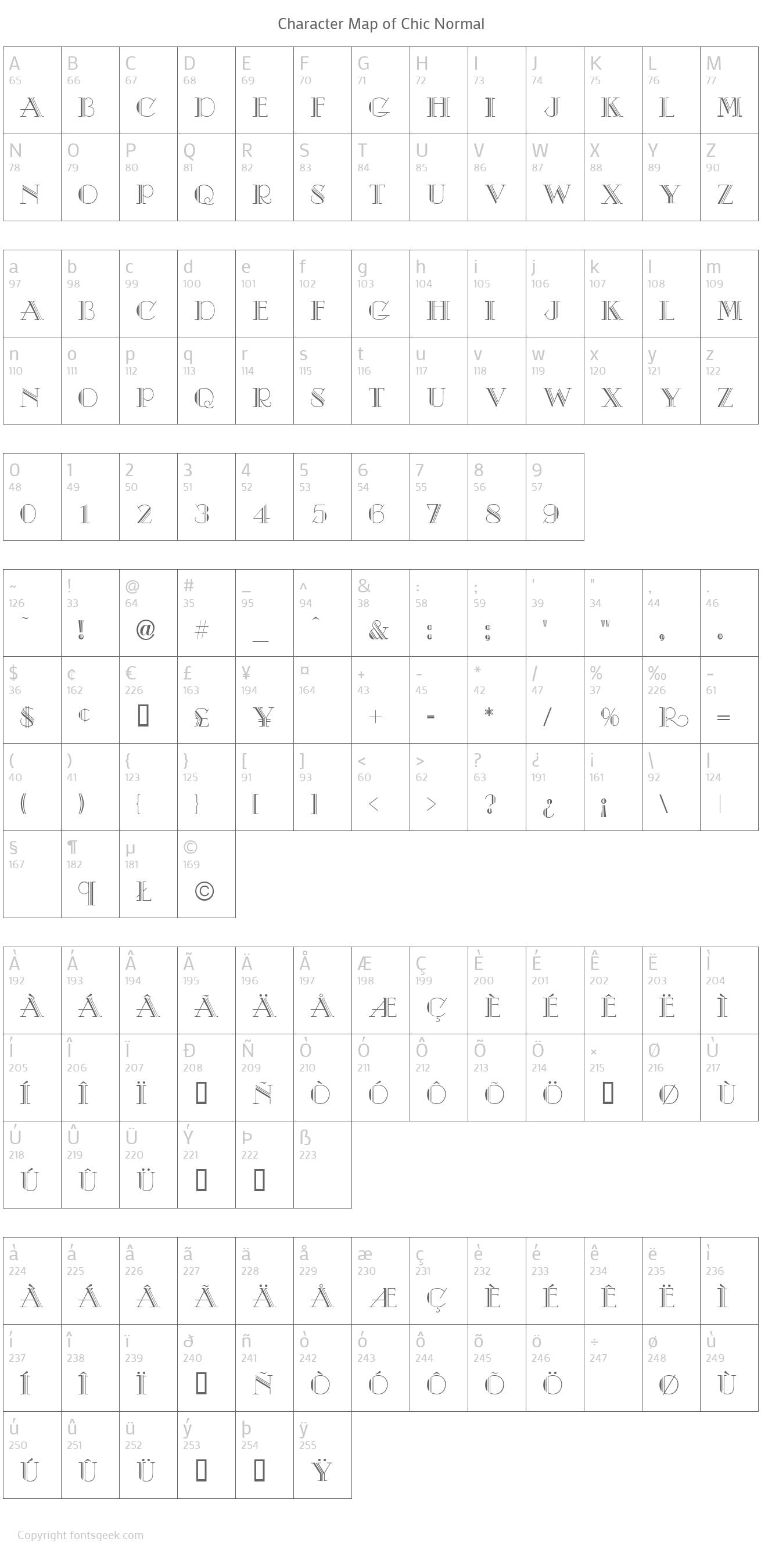 Chic Normal Download For Free, View Sample Text, Rating And More On