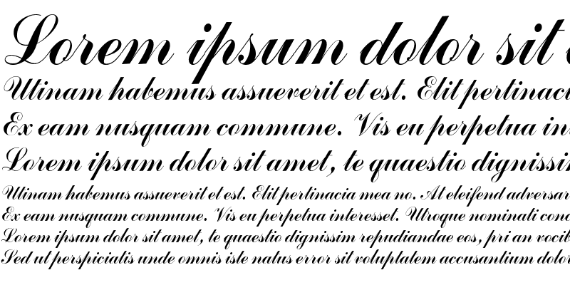 Commercial Script Regular Download For Free, View Sample