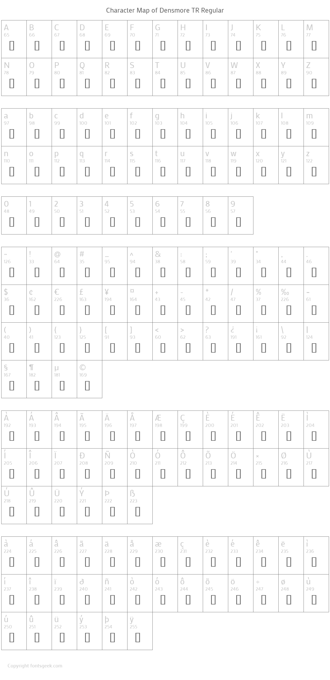 Densmore TR Font Download For Free, View Sample Text, Rating And More