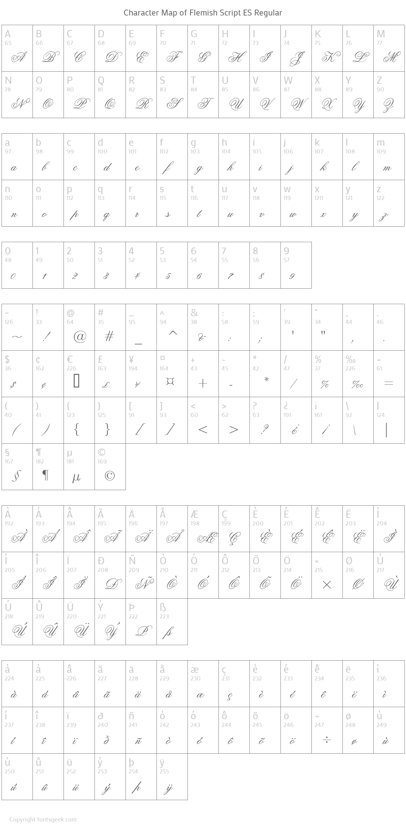 Flemish Script ES Regular Download For Free, View Sample Text, Rating And More On