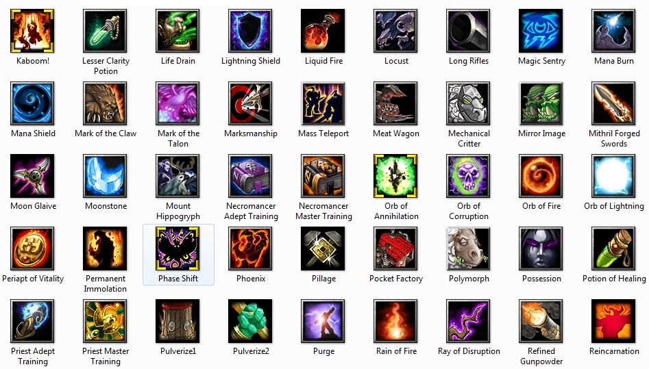 Images Warcraft 3 Icons (.gif's) Assets Projects SC2Mapster