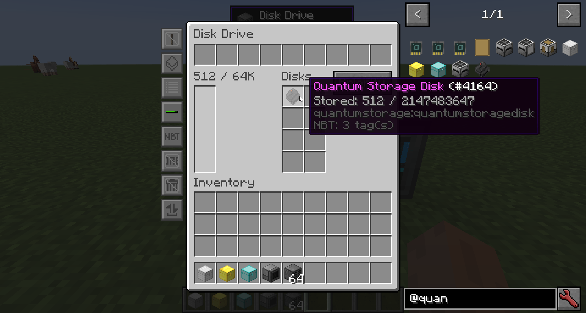 QuantumStorage Screenshots Minecraft Mods
