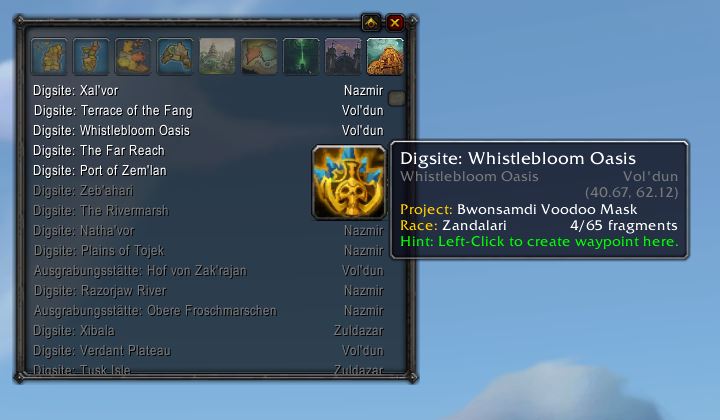 Minimal Archaeology - World of Warcraft Addons - CurseForge