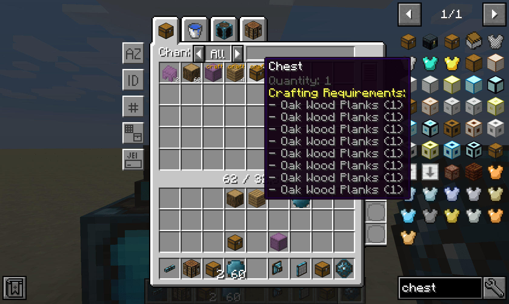 Overview Integrated Crafting Mods Projects Minecraft