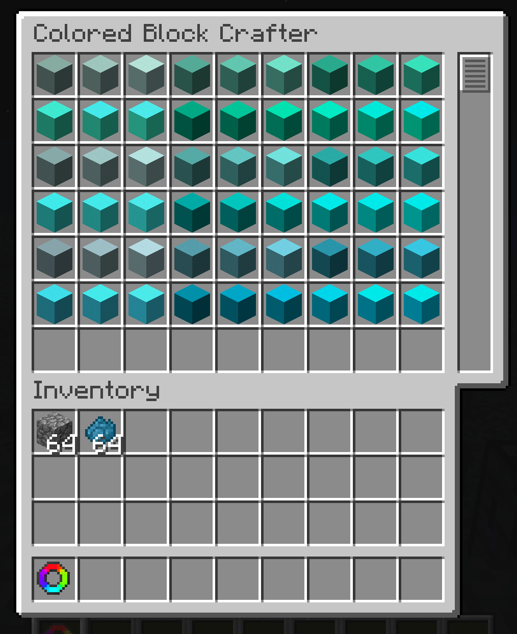 Flat Colored Blocks For Minecraft Mods