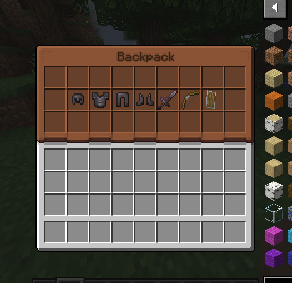 Omnis Backpacks Screenshots Minecraft Mods