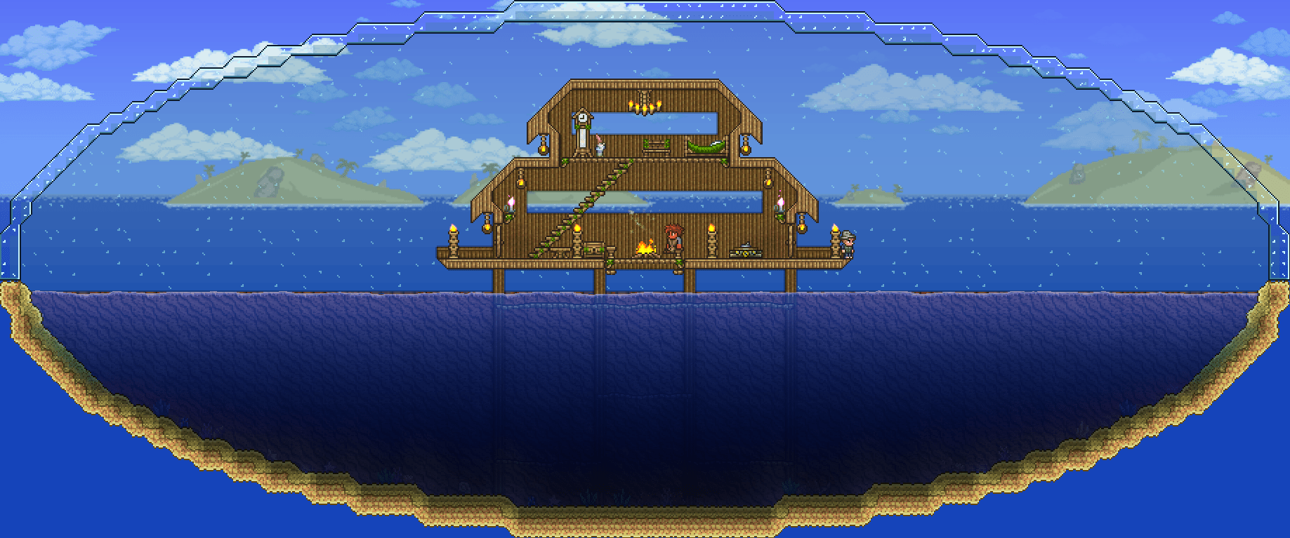 Fish World Survival Terraria Maps