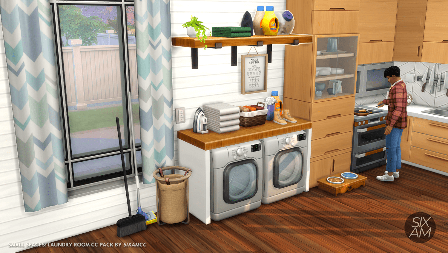 Small Spaces Laundry Room CC Pack The Sims 4 Build / Buy