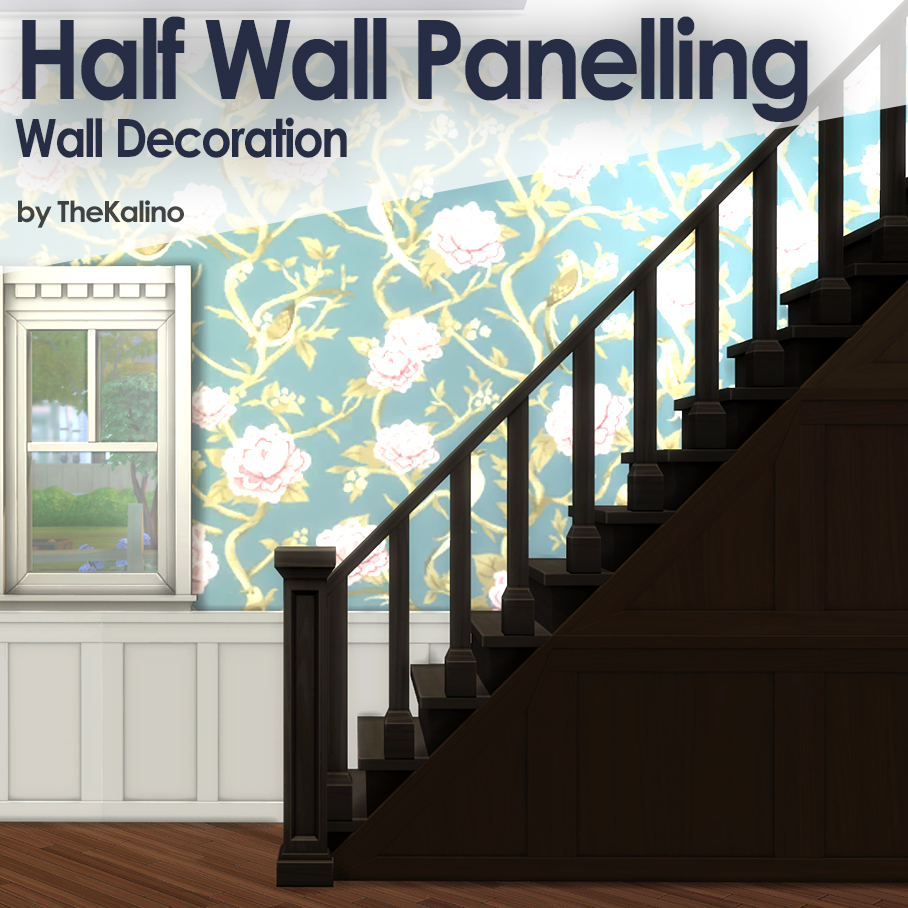 Half Wall Penelling The Sims 4 Build / Buy