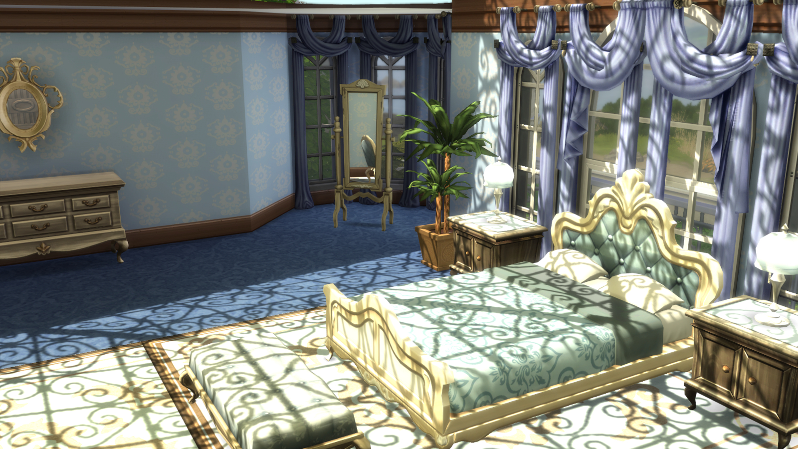 Thedbur Palace DV The Sims 4 Rooms / Lots