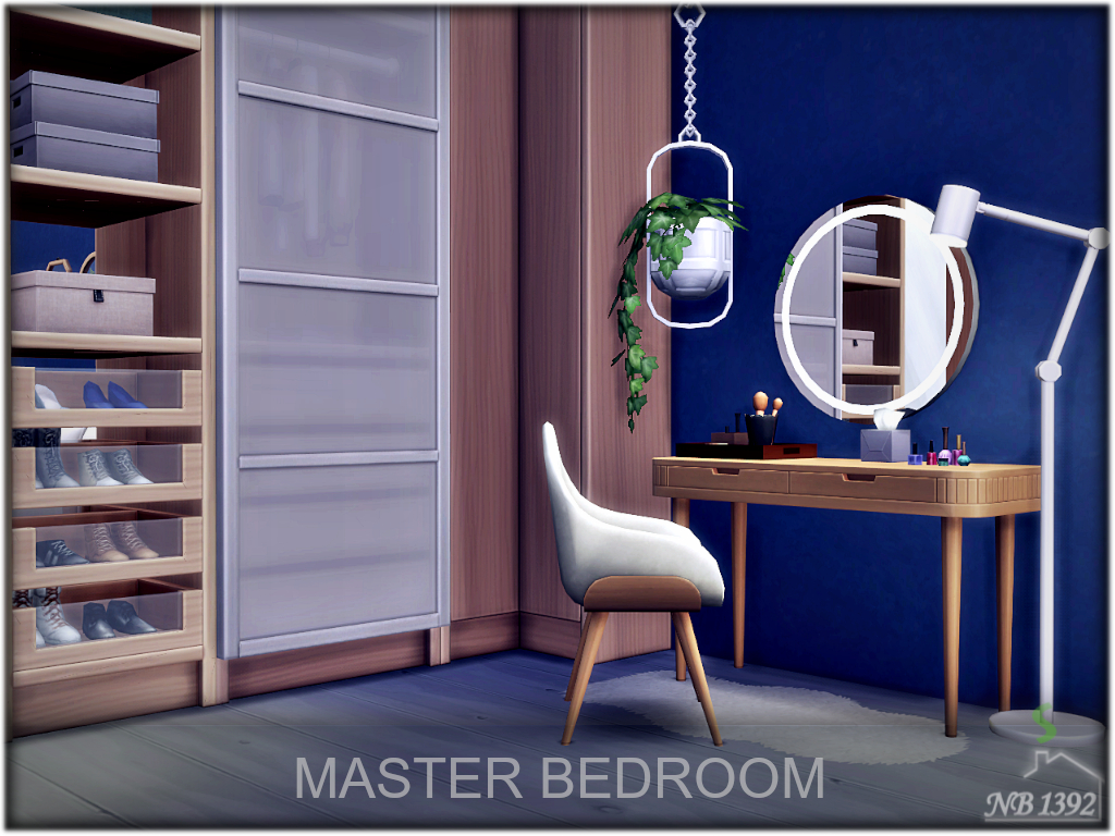 Master Bedroom (CC!) The Sims 4 Rooms / Lots