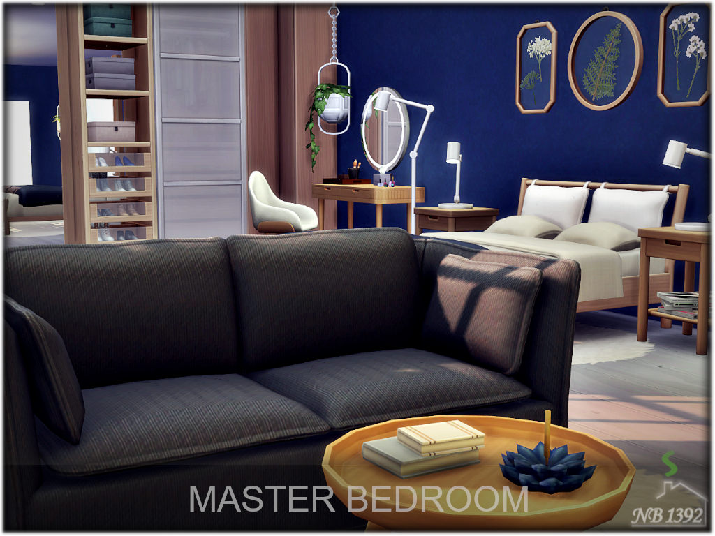 Master Bedroom (CC!) The Sims 4 Rooms / Lots