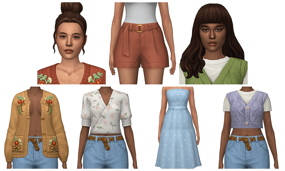 oakiyo Cottage Living Addons The Sims 4 Create a Sim