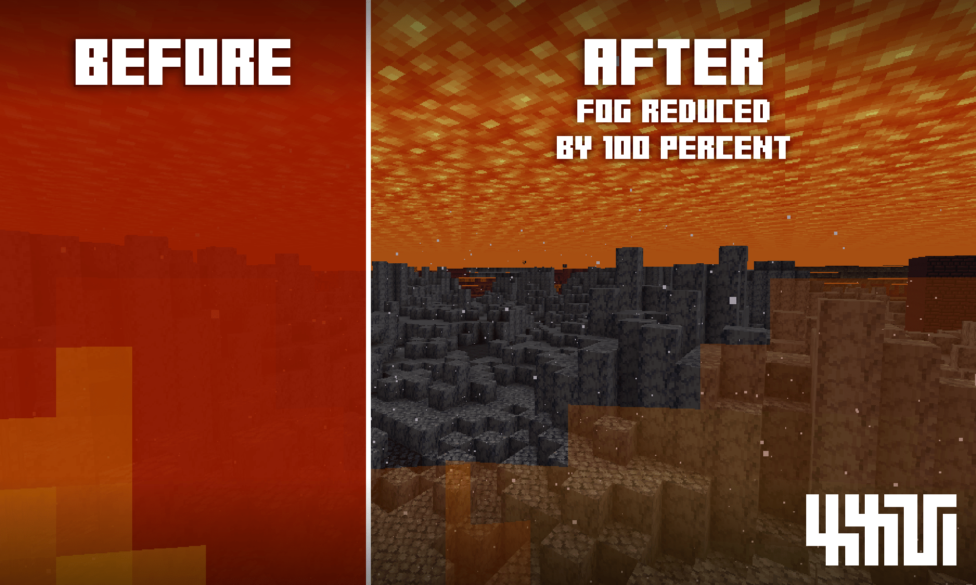 XXVI's Clear/Transparent Fog Screenshots Minecraft Resource Packs