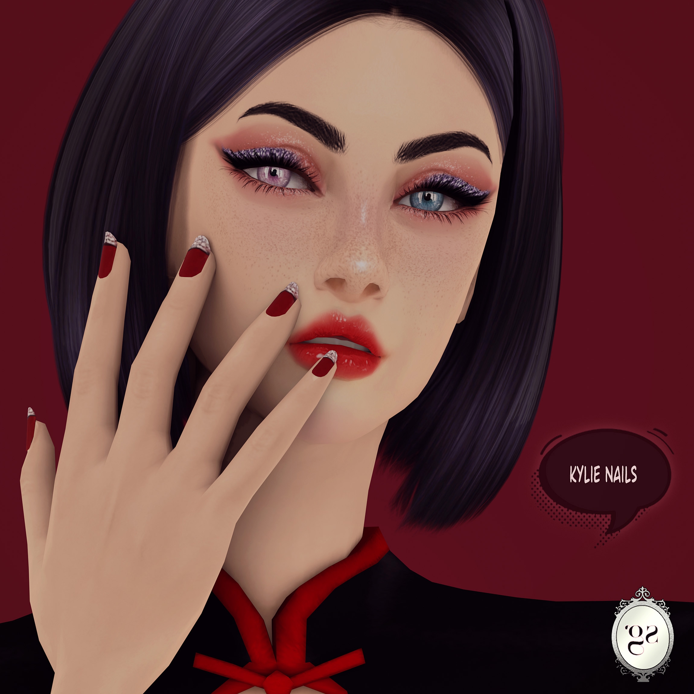 Kylie nails The Sims 4 Create a Sim