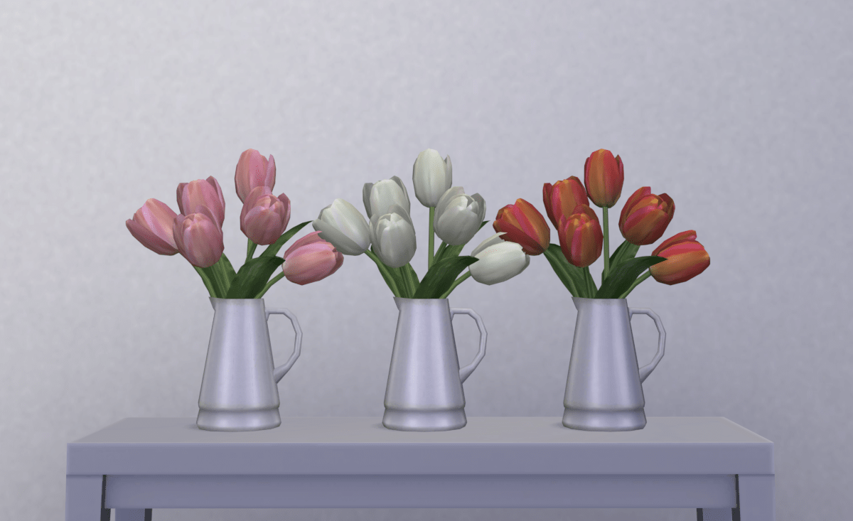 Tulip set by pocci Screenshots The Sims 4 Build / Buy