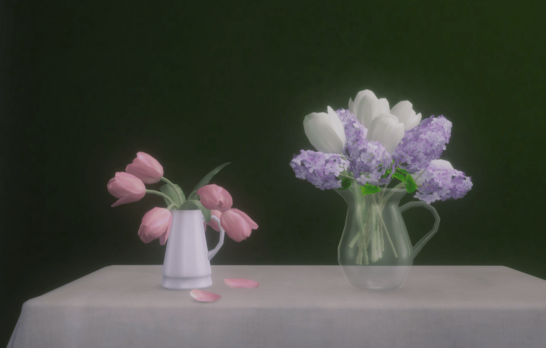 Tulip set by pocci The Sims 4 Build / Buy