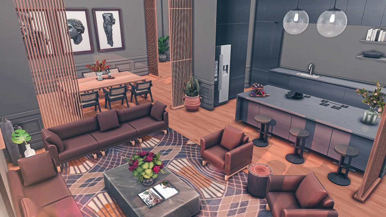 Chefs Apartment The Sims 4 Rooms / Lots