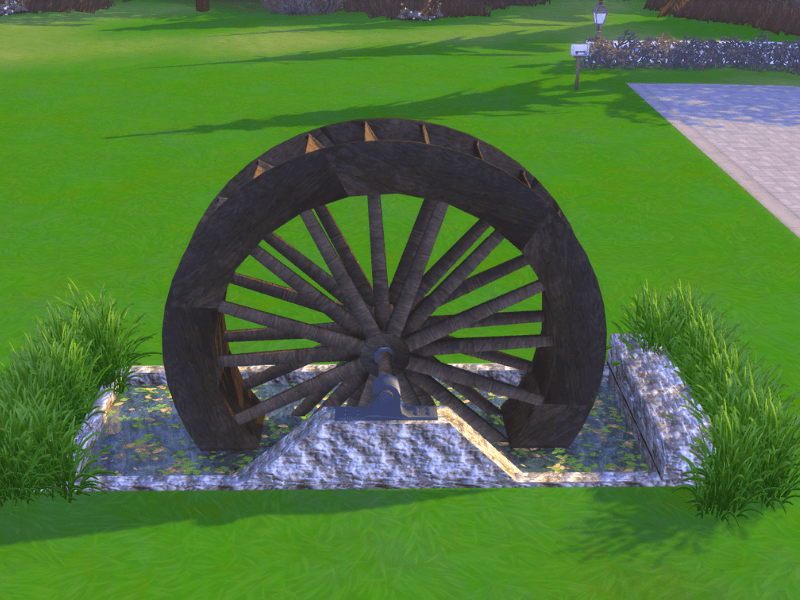 Functional Watermill Screenshots The Sims 4 Mods