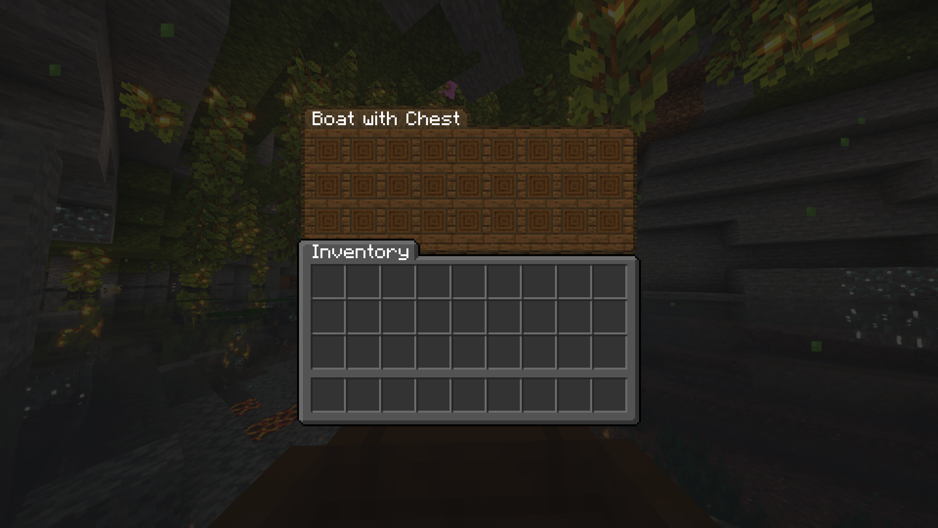 Chest Boat GUI Screenshots Minecraft Resource Packs