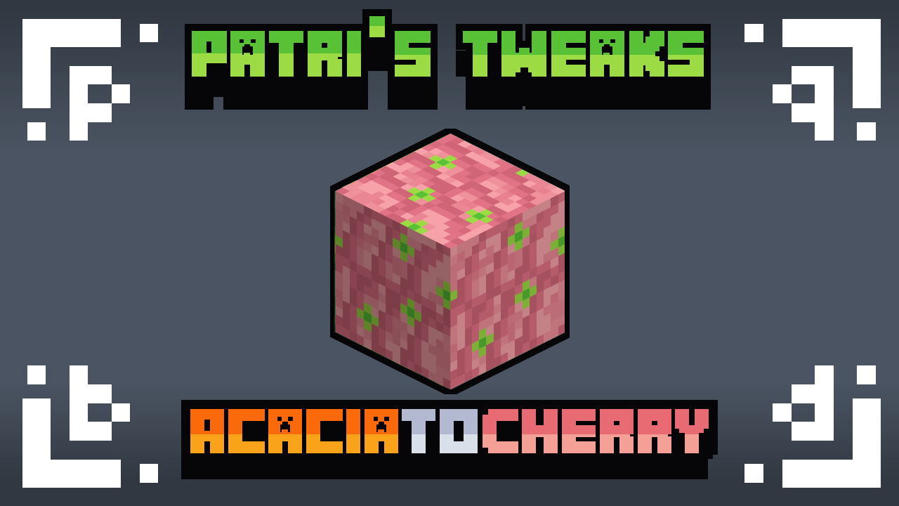 Patri's AcaciaToCherry + Pink GUI! Screenshots Minecraft Resource