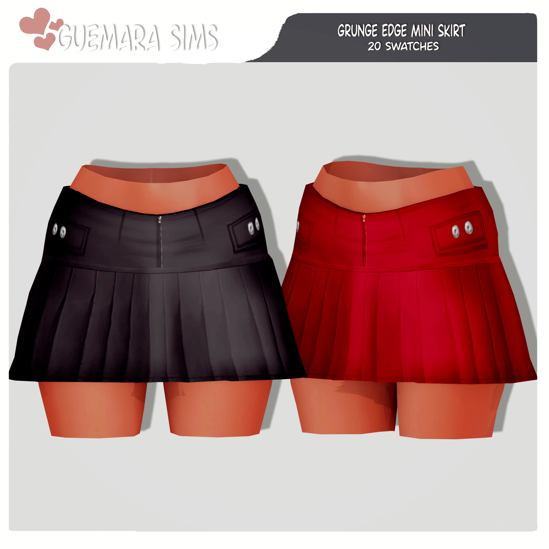Grunge Edge Mini Skirt Screenshots The Sims 4 Create a Sim