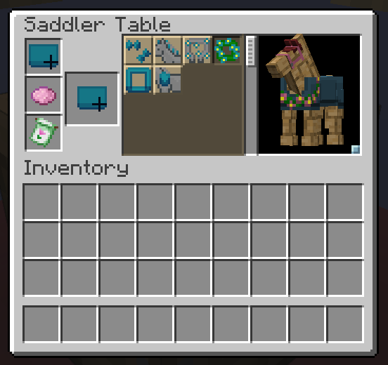 Truly Custom Horse Tack Screenshots Minecraft Mods