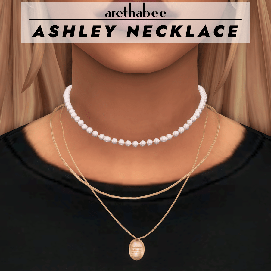 Download Ashley Necklace The Sims 4 Mods
