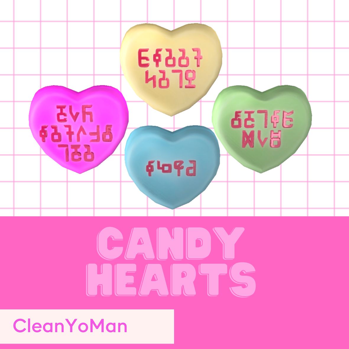 Images Candy Hearts Wall Decoration Build / Buy The Sims 4