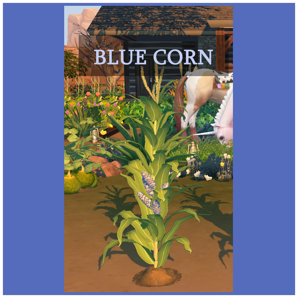 Harvestable Blue Corn The Sims 4 Mods